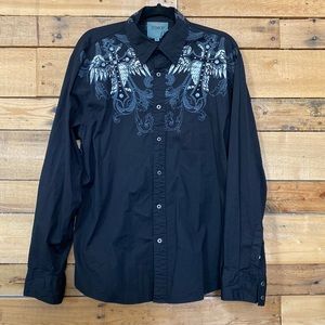 Mens Roar Cross and Wings Shirt